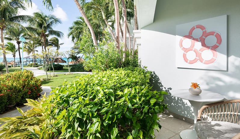 Garden at Sandals Royal Bahamian hotel in Caribbean by Kenwood Travel