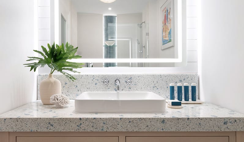 Bathroom at Sandals Royal Bahamian hotel in Caribbean by Kenwood Travel