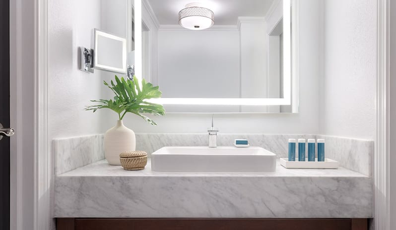 Bathroom at Sandals Royal Bahamian hotel in Caribbean by Kenwood Travel