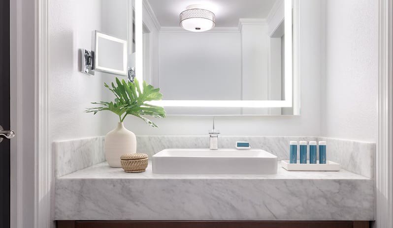 Bathroom at Sandals Royal Bahamian hotel in Caribbean by Kenwood Travel