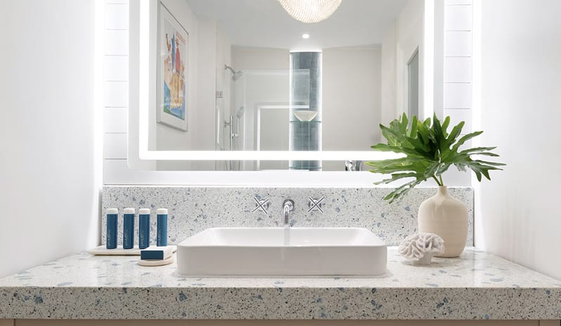 Bathroom at Sandals Royal Bahamian hotel in Caribbean by Kenwood Travel