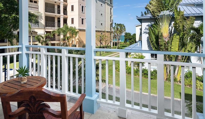 Balcony at Beaches Turks & Caicos hotel in Caribbean by Kenwood Travel