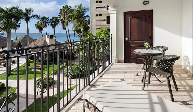 Balcony at Beaches Turks & Caicos hotel in Caribbean by Kenwood Travel