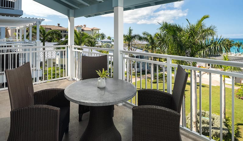 Balcony at Beaches Turks & Caicos hotel in Caribbean by Kenwood Travel
