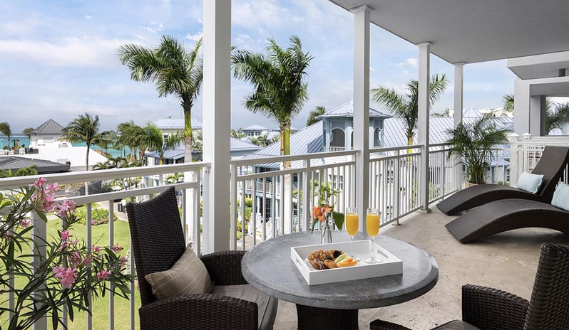 Balcony at Beaches Turks & Caicos hotel in Caribbean by Kenwood Travel