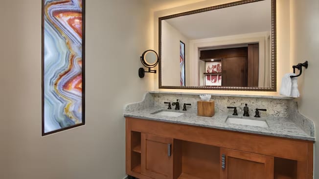 Water View Premium Bathroom at Disney's Wilderness Lodge by Kenwood Travel