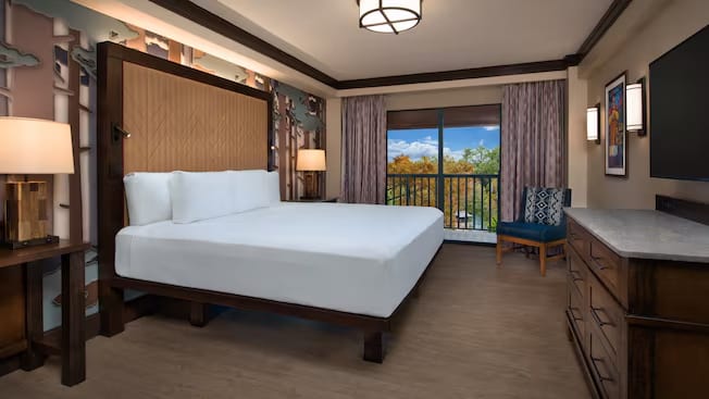 Fireworks View Fireworks View Luxury Room with a King Bed at Disney's Wilderness Lodge by Kenwood Travel
