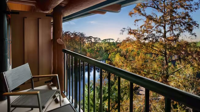 Private Balcony at Disney's Wilderness Lodge by Kenwood Travel