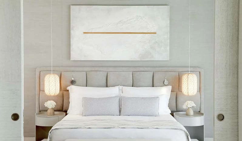 bedroom at Ikos Aria hotel in Europe by Kenwood Travel