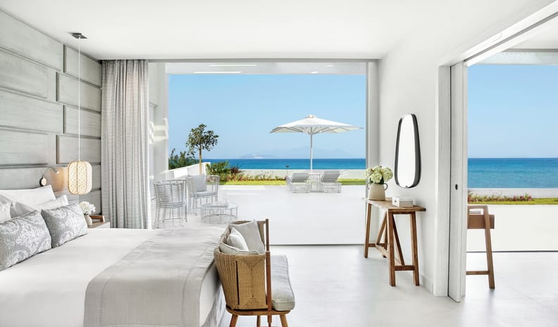 bedroom at Ikos Aria hotel in Europe by Kenwood Travel