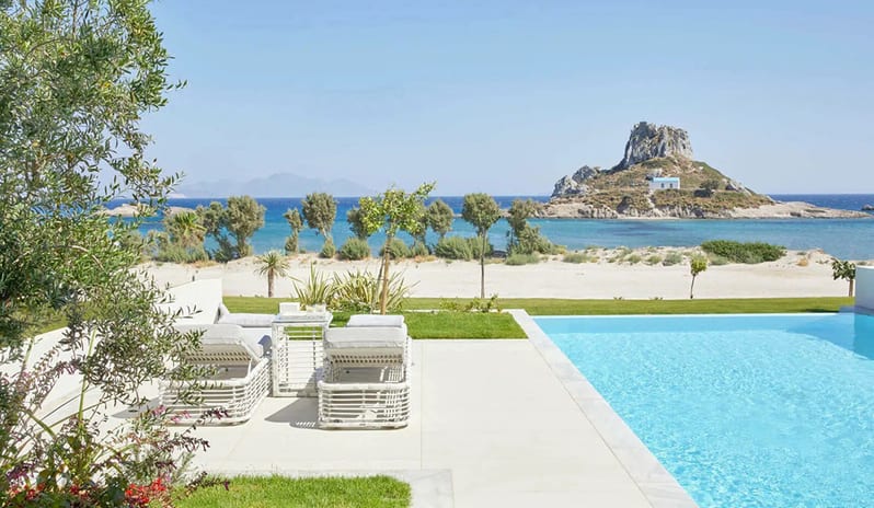 Private Pool at Ikos Aria hotel in Europe by Kenwood Travel