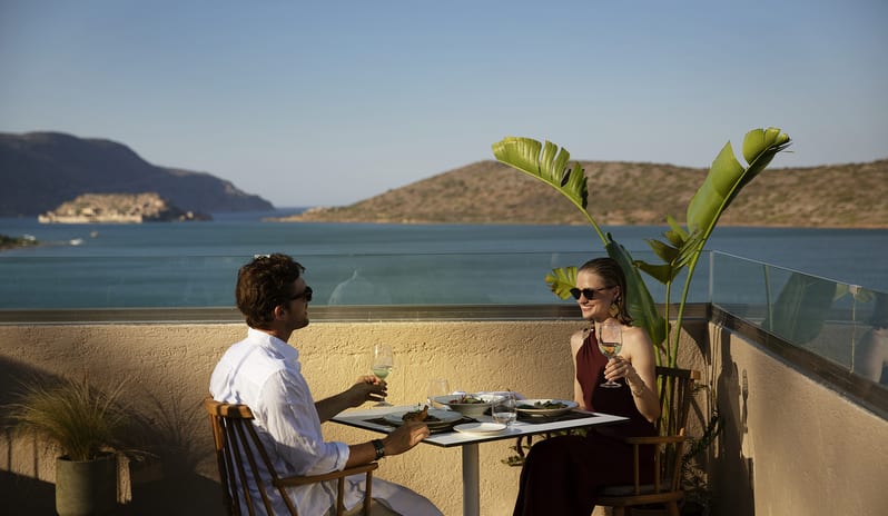 Amphiteátro|The Spiritzeria Open-Air Dining Experience at Domes Aulūs Elounda by Kenwood Travel