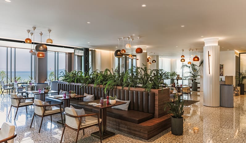 Antonino’s Restaurant Interior View at Domes Miramare by Kenwood Travel