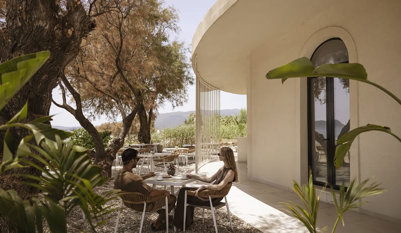 Griglia by Estrella Tranquil Outdoor Dining Amidst Nature at Domes Aulūs Zante by Kenwood Travel