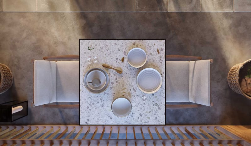 Asian Culinary Fusions Contemporary Fine Dining Interior with Elegant Ambience at Domes of Corfu by Kenwood Travel