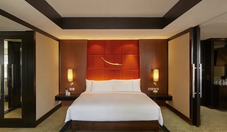 Bedroom at Banyan Tree Bangkok Hotel in Thailand by Kenwood Travel