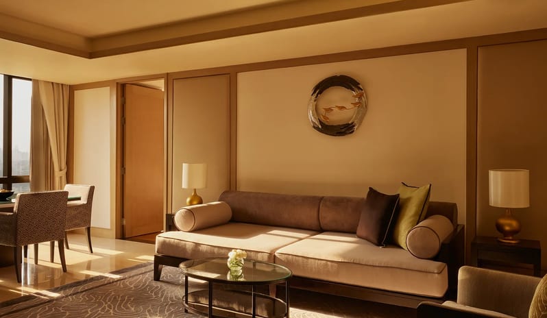 Sofa View at Banyan Tree Bangkok Hotel in Thailand by Kenwood Travel