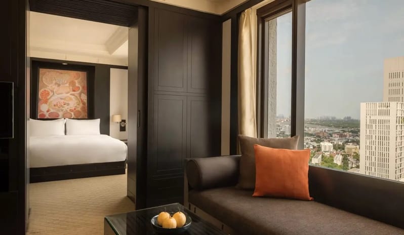 bedroom at Skyline City View hotel in thailand by Kenwood Travel