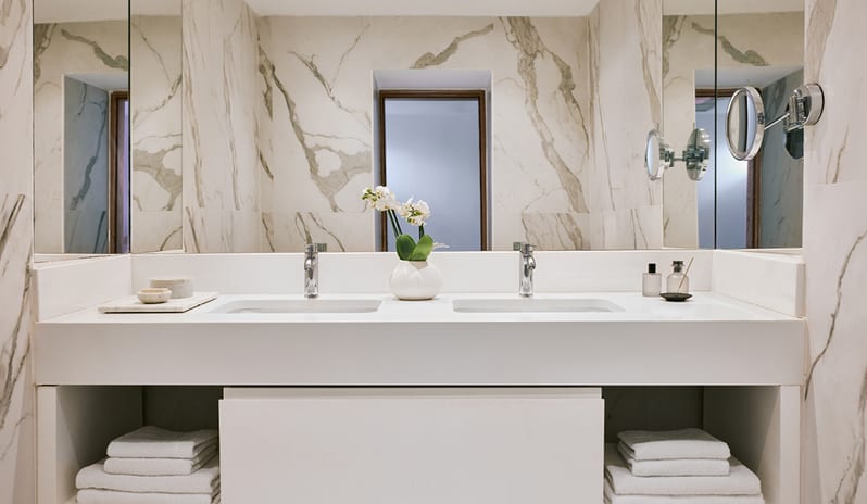 Bathroom at Luxme White Hotel in Europe by Kenwood Travel