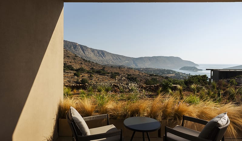 Balcony at Domes Aulus Elounda Hotel in Europe by Kenwood Travel