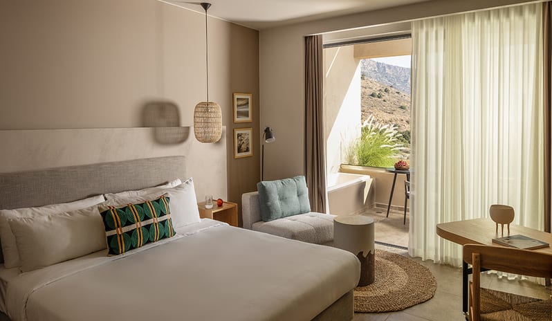 Bedroom at Domes Aulus Elounda Hotel in Europe by Kenwood Travel