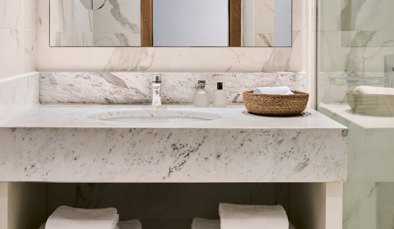 Bathroom at Luxme White Hotel in Europe by Kenwood Travel