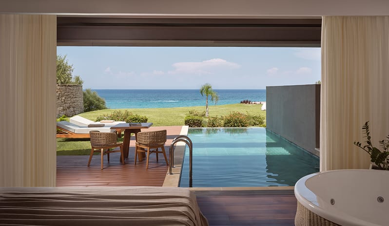 Bedroom With Pool And Sea View at Lesante Blu Hotel in Europe by Kenwood Travel