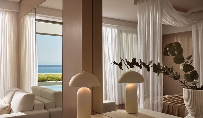 Bedroom Mirror at Lesante Blu Hotel in Europe by Kenwood Travel