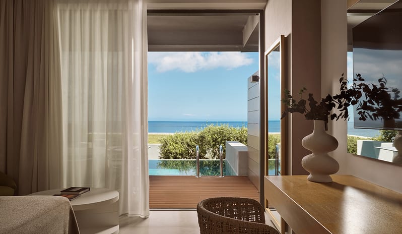 Bedroom With Sea View at Lesante Blu Hotel in Europe by Kenwood Travel