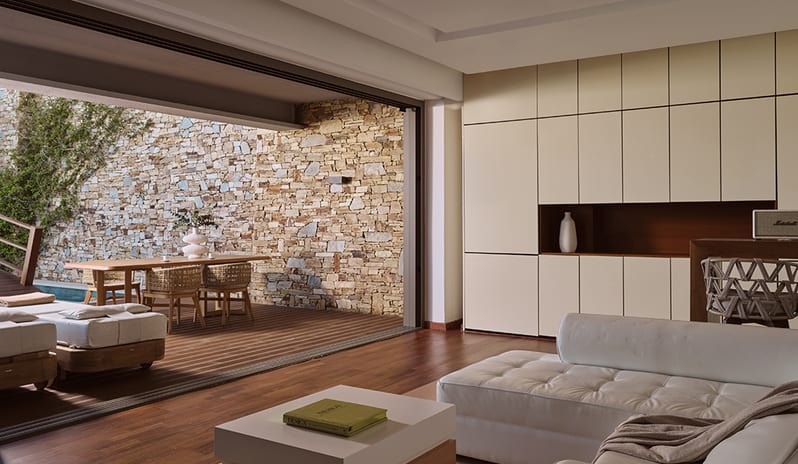 Living Area Space at Lesante Blu Hotel in Europe by Kenwood Travel