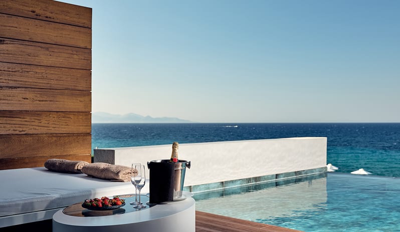 Private Pool With Sea View at Lesante Blu Hotel in Europe by Kenwood Travel