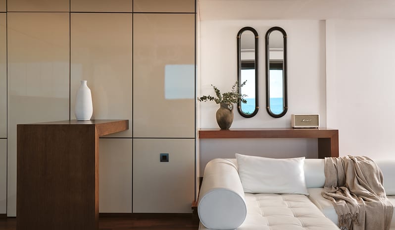 Living Area at Lesante Blu Hotel in Europe by Kenwood Travel