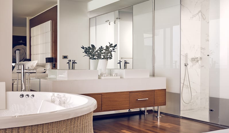 Bathroom View at Lesante Blu Hotel in Europe by Kenwood Travel