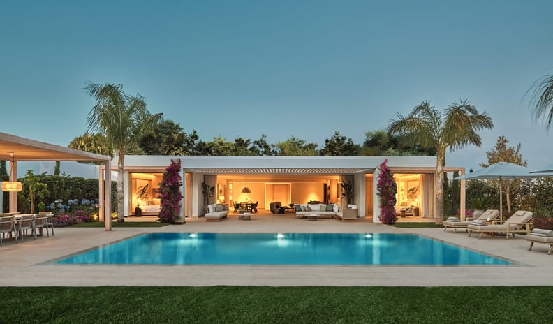 Night View at Ikos Andalusia Hotel in Europe by Kenwood Travel