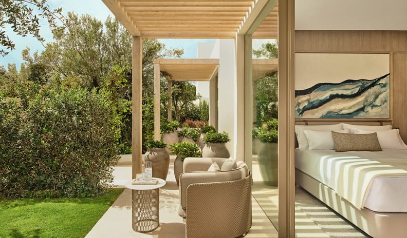 Garden Relaxing Area View at Ikos Andalusia Hotel in Europe by Kenwood Travel