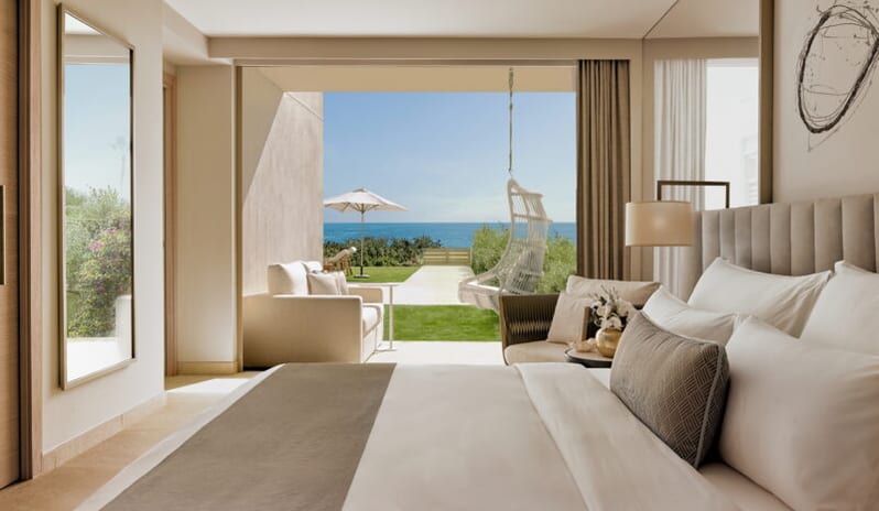 Bedroom With Garden View at Ikos Andalusia Hotel in Europe by Kenwood Travel