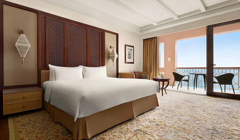 Bedroom at Al Husn Hotel in Middle East Holiday by Kenwood Travel