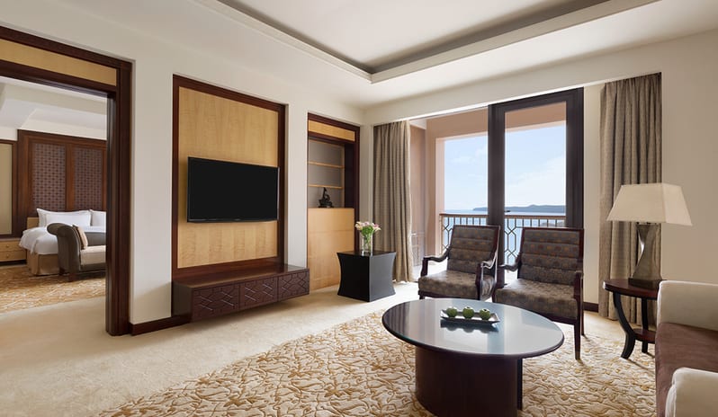 Living Area at Al Husn Hotel in Middle East Holiday by Kenwood Travel