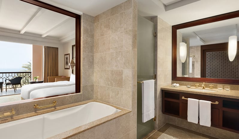 Bathroom at Al Husn Hotel in Middle East Holiday by Kenwood Travel