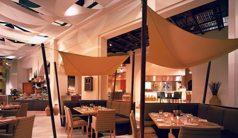Restaurant at Hilton Muscat Al Bandar Hotel in Middle East Holiday by Kenwood Travel