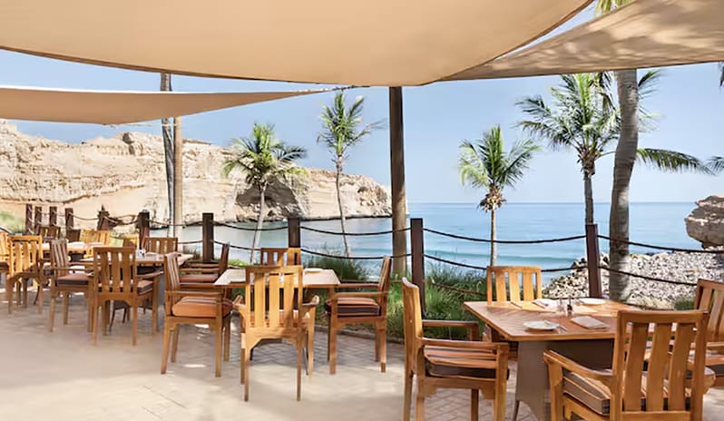 Restaurant at Al Husn Hotel in Middle East Holiday by Kenwood Travel
