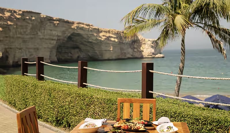 Restaurant at Al Husn Hotel in Middle East Holiday by Kenwood Travel