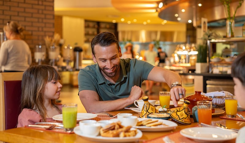 Restaurant at DoubleTree by Hilton Muscat Al Waha Hotel in Middle East Holiday by Kenwood Travel