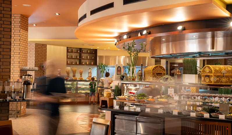 Restaurant at DoubleTree by Hilton Muscat Al Waha Hotel in Middle East Holiday by Kenwood Travel