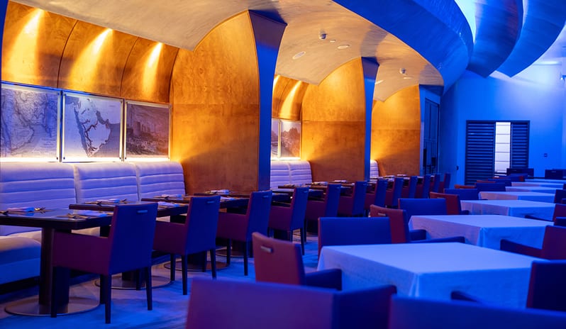 Restaurant at Al Husn Hotel in Middle East Holiday by Kenwood Travel