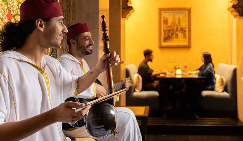 Restaurant at Al Husn Hotel in Middle East Holiday by Kenwood Travel