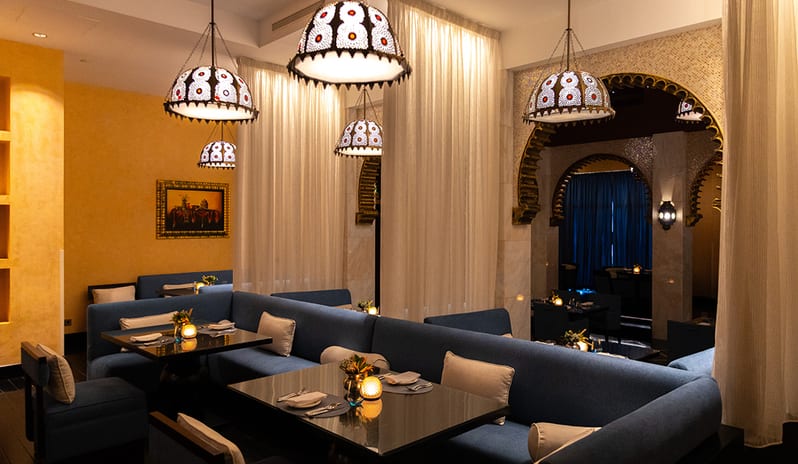 Restaurant at Al Husn Hotel in Middle East Holiday by Kenwood Travel