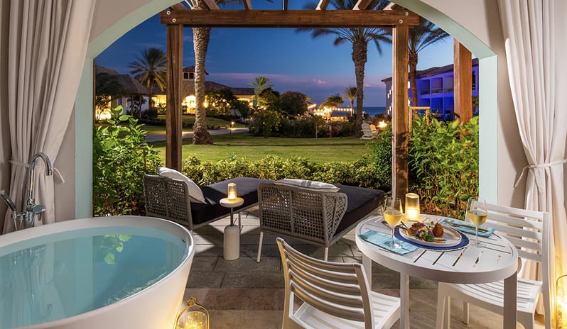 caribbean-holidays-curacao-sandals-royal-curacao-Subi Club Level Walkout Room With Patio Tranquility Soaking Tub