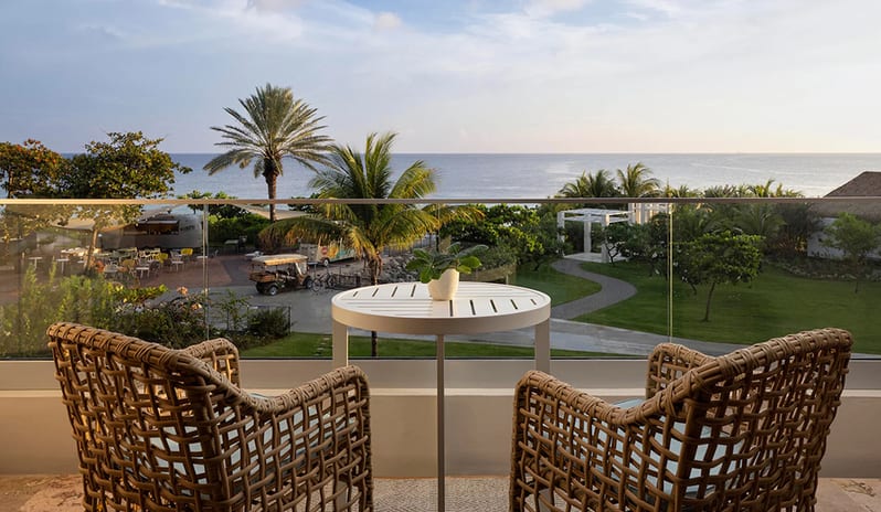Balcony at Sandals Royal Curacao hotel in Caribbean by Kenwood Travel