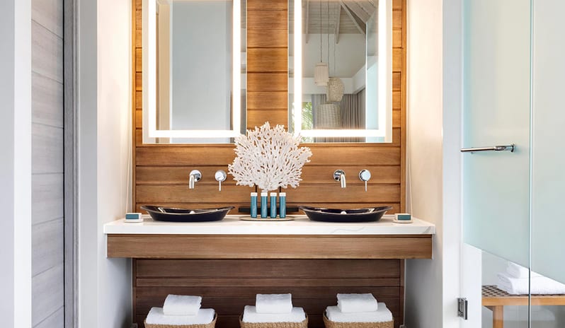 Bathroom View at Sandals Royal Curacao hotel in Caribbean by Kenwood Travel